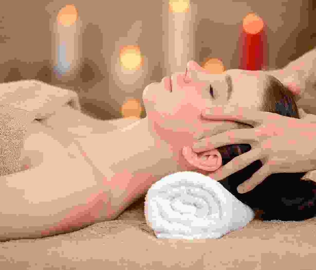 Facial massage for wrinkles