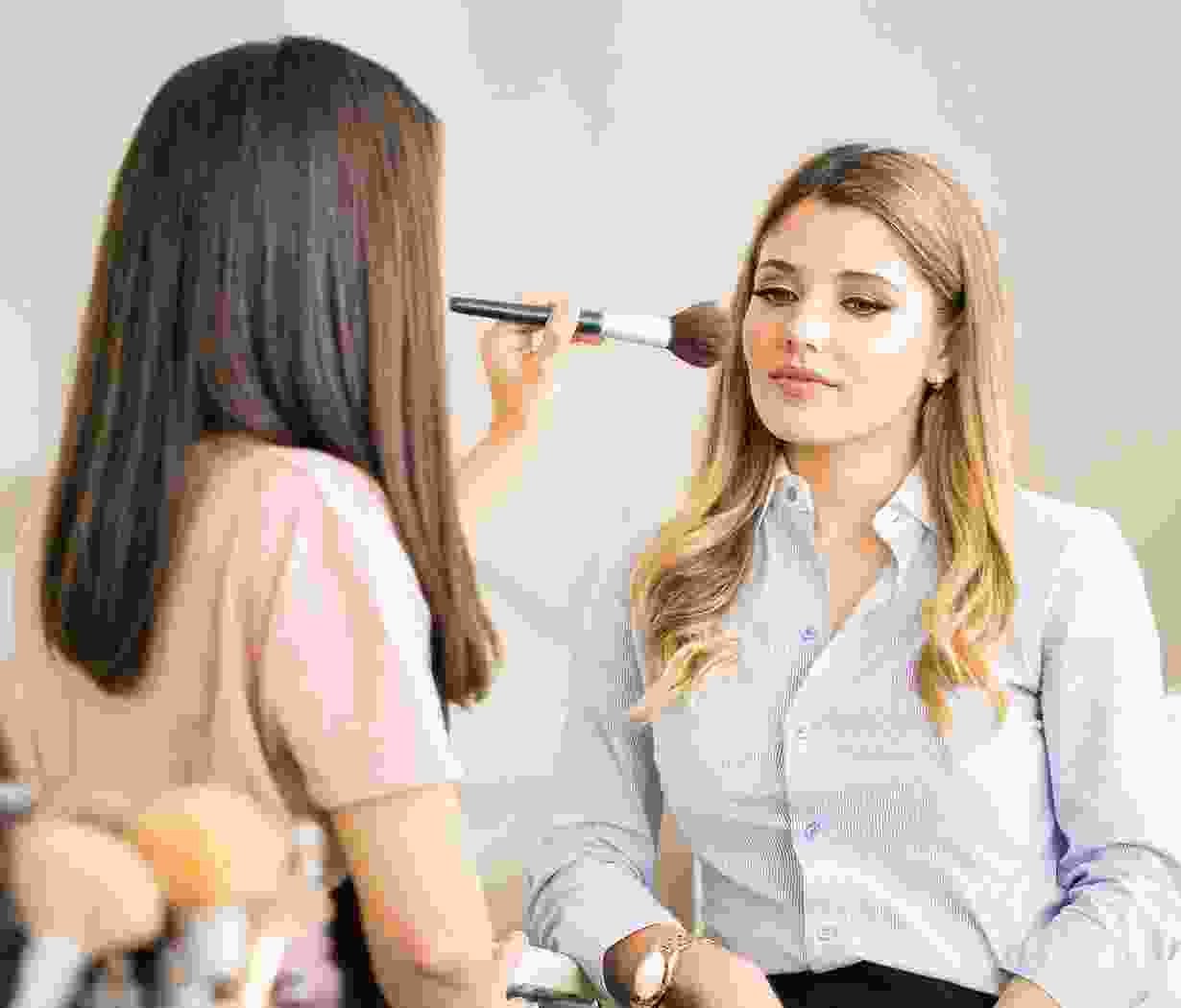 Classy professional makeup